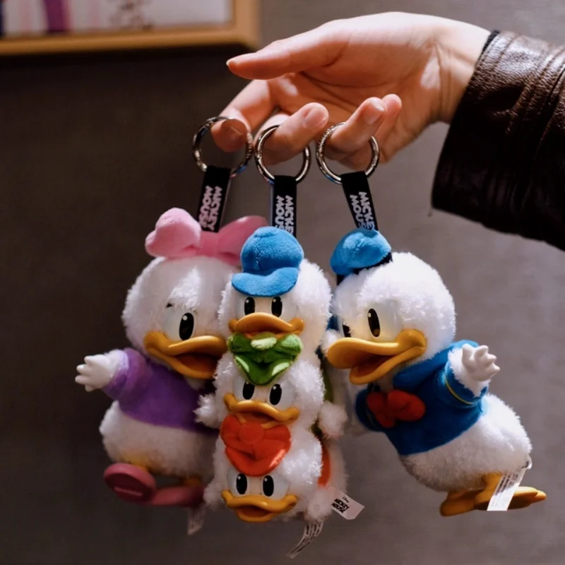 

POP MART Disney Mickey Family Cute Together Plush Figure Blind Box Keychain Pendant Trendy Collectible Toy Gift For Kids Fans
