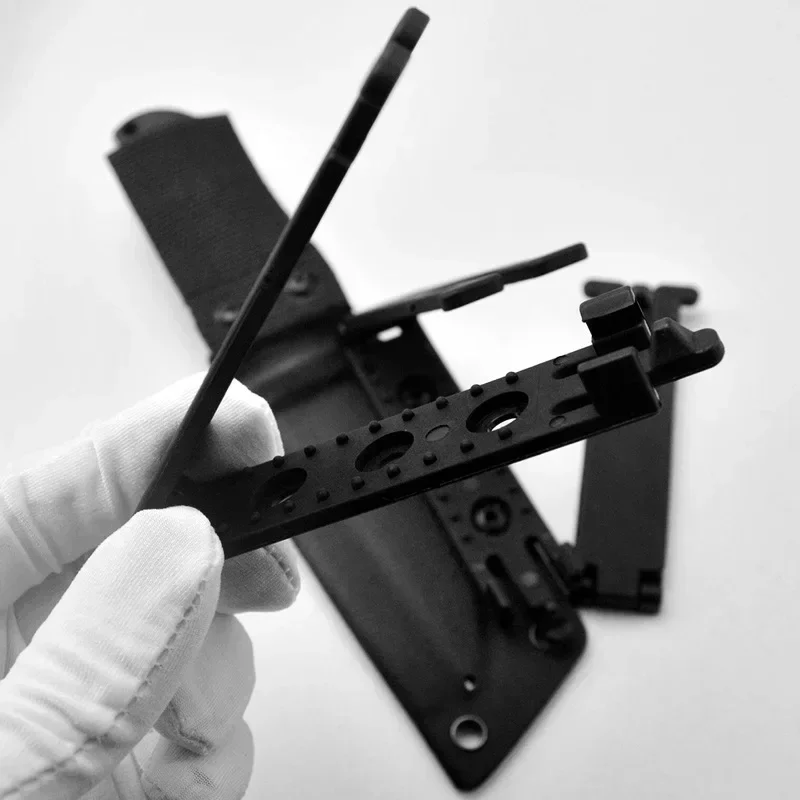 Klips do kabury noża Kydex Molle-Lok - Pasuje do kabur nożowych, plecaków MOLLE, toreb taktycznych, klipsy do kabur typu K, elementy mocujące