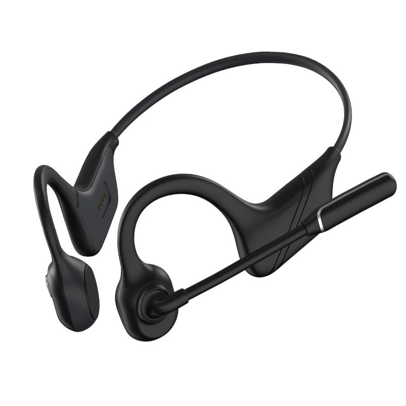 DG10 Professional Noise Canceling Microphone Bone Conduction Open Stereo Headphones BT5.3 Business Style