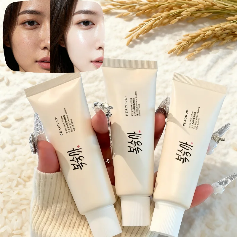 Marca arroz imprimación a base de agua Corea del Norte crema aislante nutritiva duradera hidratante 50g crema correctora blanqueadora Natural