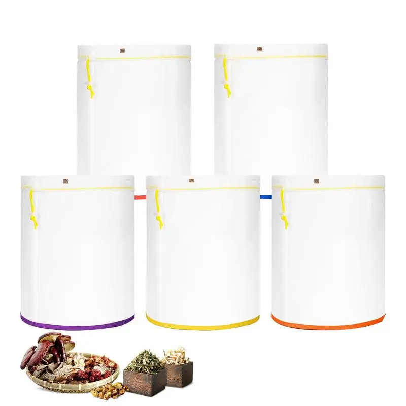 

Herbal Extraction Bags 5 Gallon Reusable Bags For Straining Herbal Ice Essence Extractor Extraction Bags Fine Mesh Filter Bags
