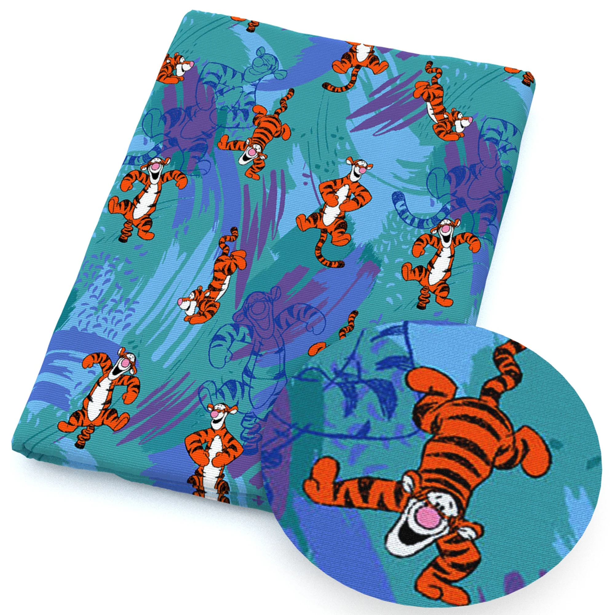 50*145 سنتيمتر ديزني Eeyore ويني نسيج القطن والبوليستر لخياطة الأنسجة اللحف الأقمشة التطريز المواد DIY بها بنفسك اليدوية