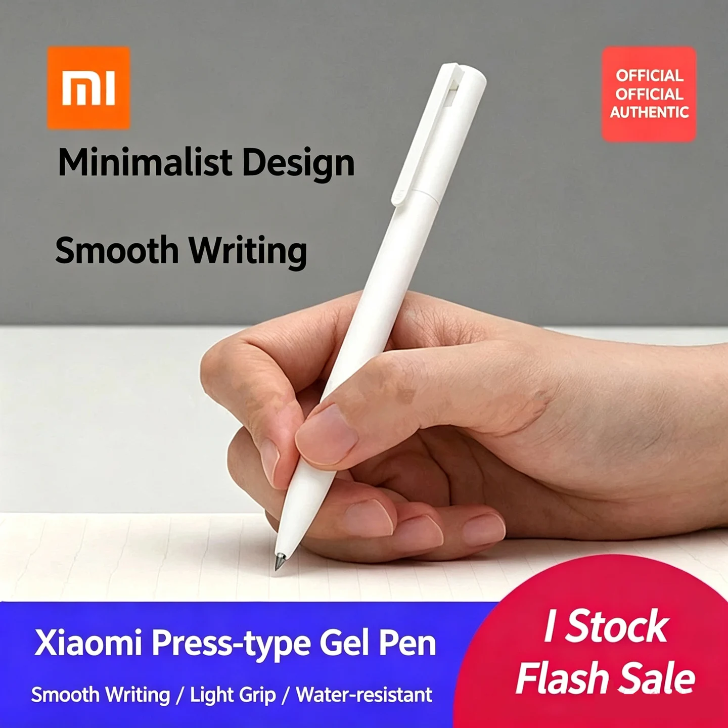 Original Xiaomi Gel Pen Mijia Mi Signing Pen Pучка Caneta Stylo 0.5MM PREMEC Smooth Switzerland Refill Office School Supplies
