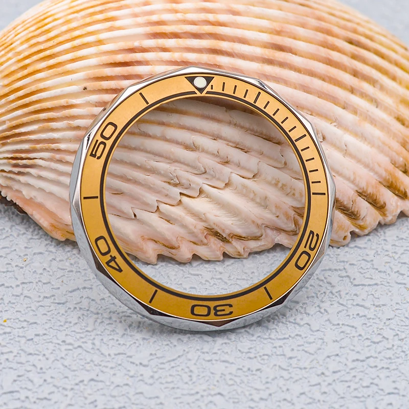 Seiko Bezel Seamaster Bezel Insert Ceramic Bezel Ring with Scale Fits for SKX007 SRPD Seiko Watch Case Modified Watch Parts