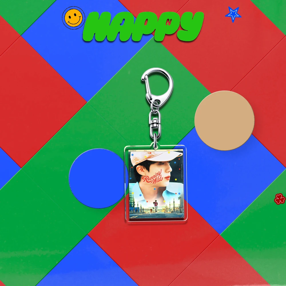 5CM Acrylic Kpop Keychain HAPPY I\'ll Be There Customized Key Ring SHOWCASE SPECIAL STAGE Funs Gift Accessories Merch