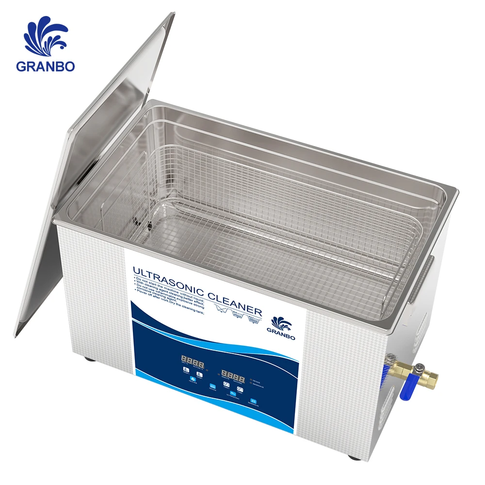 Ultrasonic Cleaner with Degassing Semiwave 30L 900W 3D Models Resin Support Material Remove & Auto Parts Cleaning