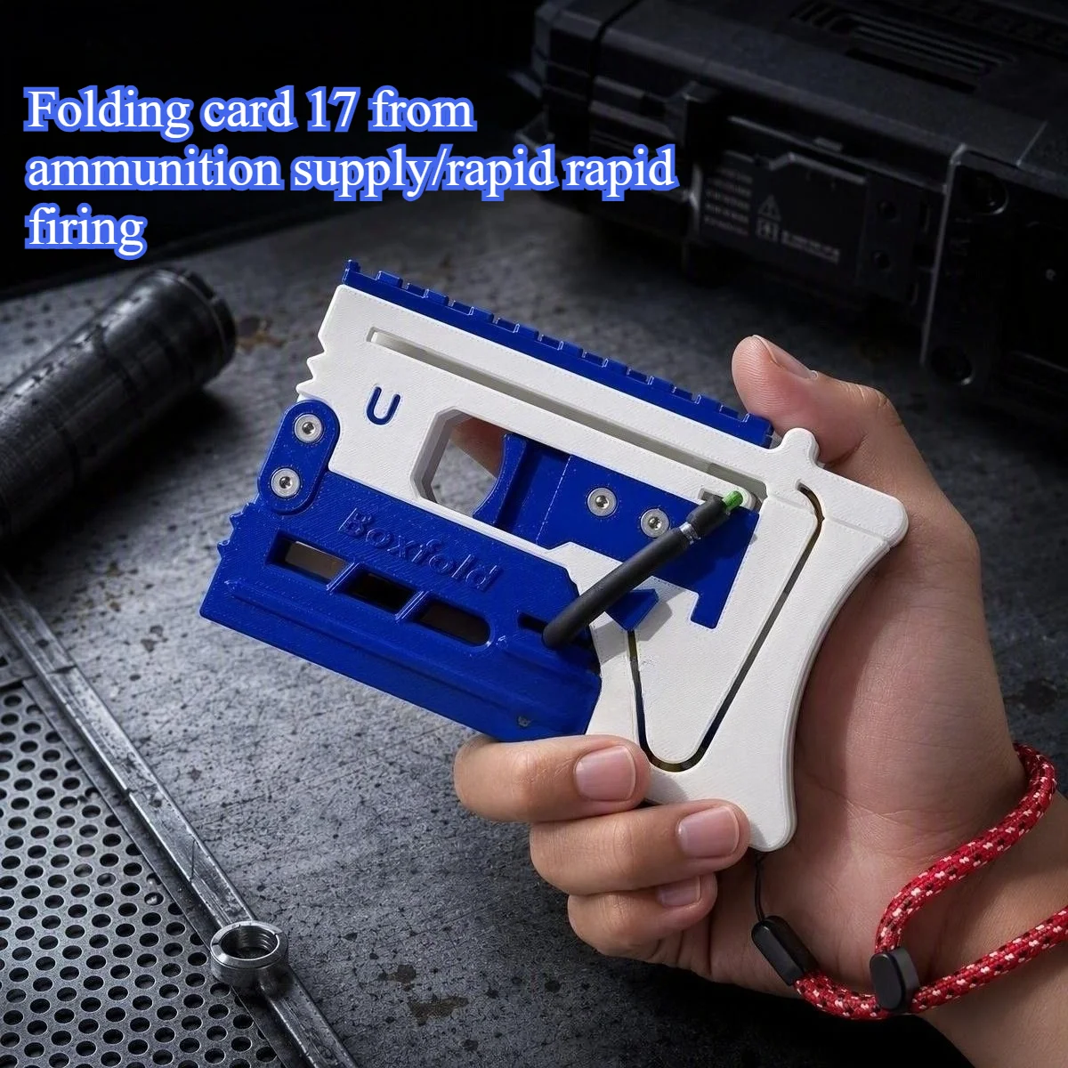 New folding card continuous ammunition supply magic box large card outdoor competitive quick change rubber band extended version