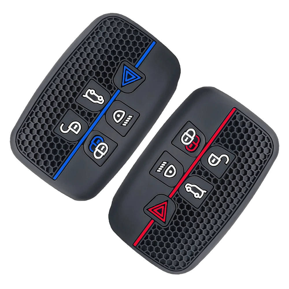 For Land Rover Range Rover Sport Evoque Freelander Velar Discovery 4 Jaguar XE XJ XF GuitarNew Car Remote Key Case Cover Shell