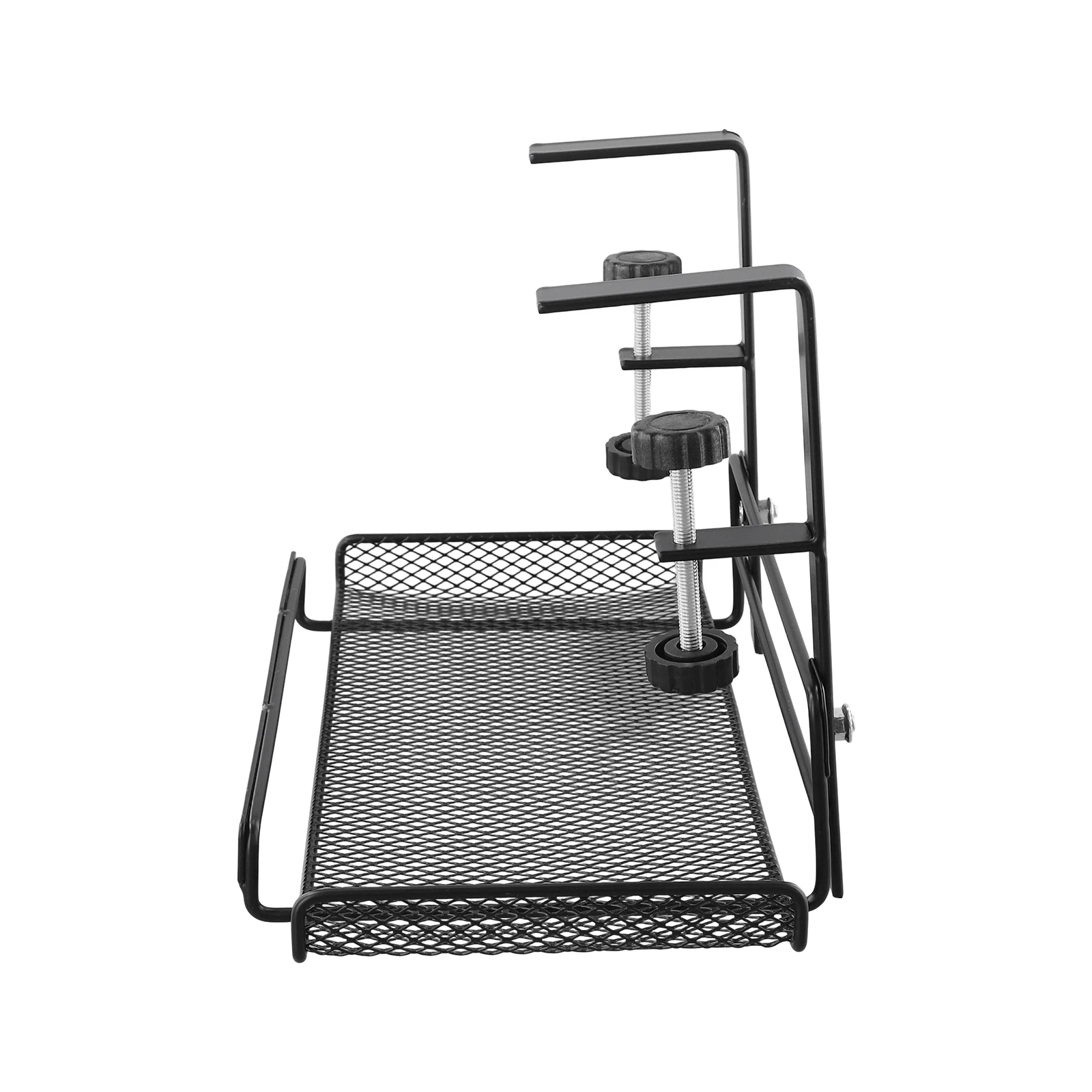 Under Desk Cord Organizer Features Carbon Steel Construction Adjusting Between Four Point Five and Eight Point Five CM