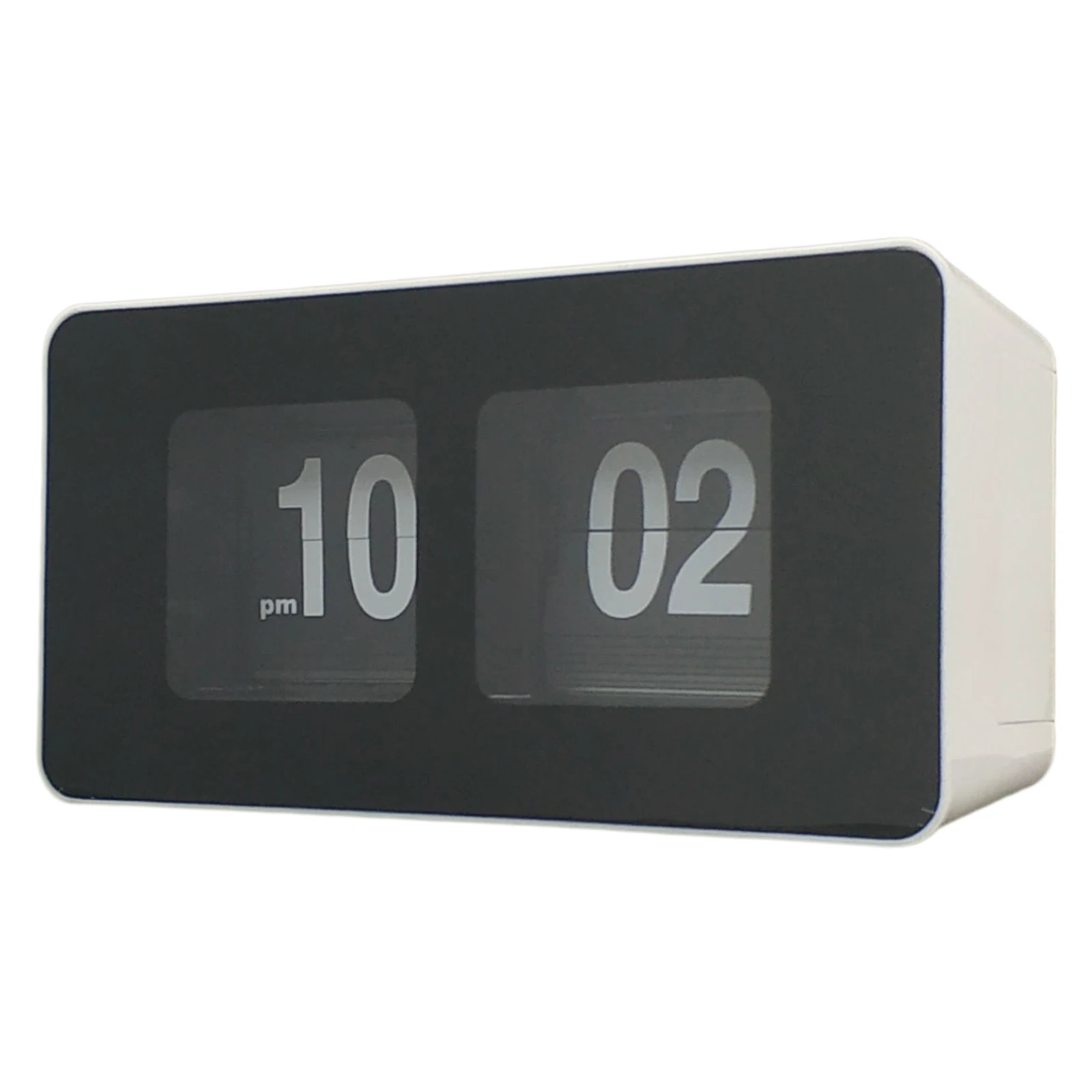Automatic Flip Clock Battery Operated Desk Clock Table File Down Wall Clock Non Ticking Silent Sweep for