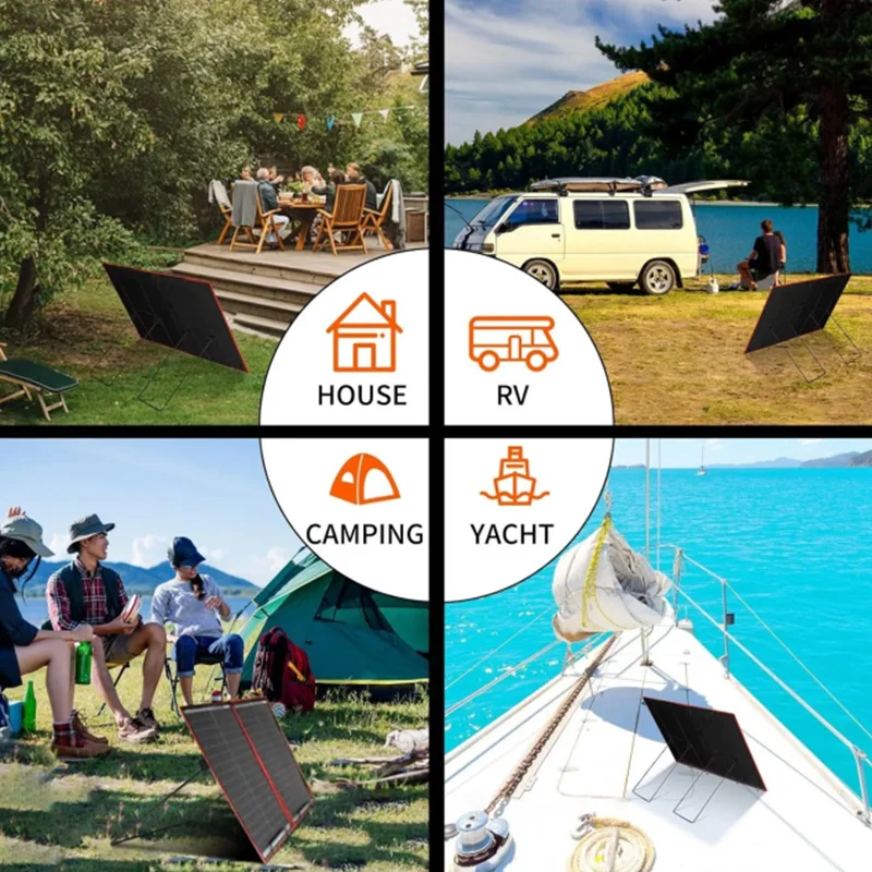 2pcs Adjustable Solar Panel Holder 0°–60° Tilt High-Carbon Steel Stand For Portable Foldable Panels Solar Panel Mobile Rack New