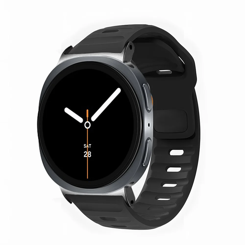 Für Samsung Galaxy Watch 8 8Classic Ultra 2 1 Armband Bequemes Silikon Damen Herren Armband Galaxy 8 40mm 44mm 46mm 47MM Band