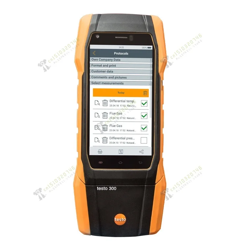 Testo 300 - Flue Gas Analyzer (O2, CO up to 4,000 ppm)