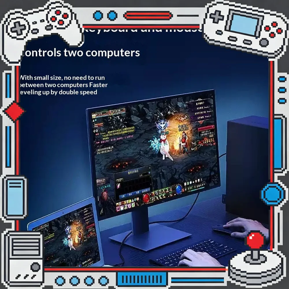 UGREEN US166 USB 2.0 PC to PC Data Transfer Cable Computer Link Cable with Keyboard and Mouse Sharing