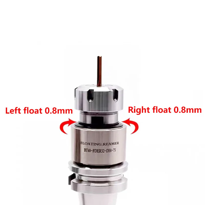 Radial 360 degree floating reamer FDER32 BT40 spindel tool holder Adjustable floating tool automatic centering machine tool