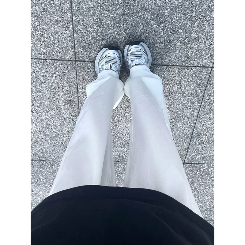 

Summer Thin CleanFit White Jeans Men's Bell Bot Straight Leg Trousers Slim Fit Knife American Vibe Youth Faion