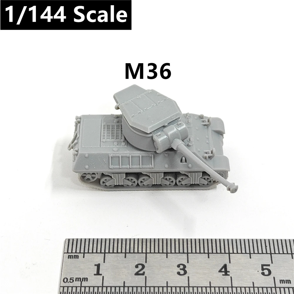 

WWII US Army M36 Tank Destroyer, 3D Printed ,1/144 Scale Mini Tank Model,Resin,Paintable