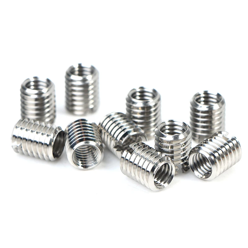 10PCS Stainless Steel Thread Adapters Convert M8 8mm Male To M6 6mm Female Hardware Fasteners Threaded Reducer Insert Replace
