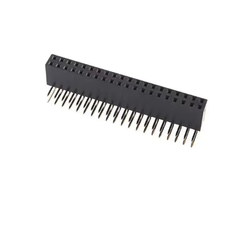 10PCS 2*2/3/4/5/6/8/20/40 PIN Double Row Right Angle FEMALE HEADER 2.54MM PITCH Strip Connector Socket 2X2p/3/4p/6p/8p/20p/40p