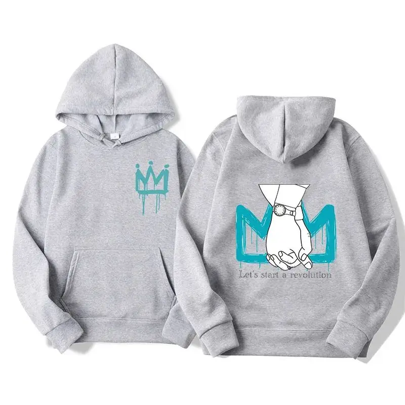 ملابس شارع ملكية شابة للنساء مع تيشيرت مستوحى من القلنسوة ، تيشيرت برسومات للجانبين ، تيشيرتات بأكمام قصيرة ، ملابس شارع علوية #3