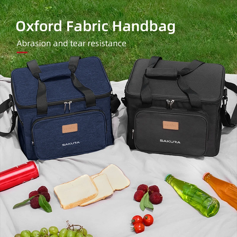 

Car Lunch Bag Large Capacity Thermal Insulation Box Work Picnic School For Nissan Qashqai Juke X-Trail Patrol Navara Tiida Micra