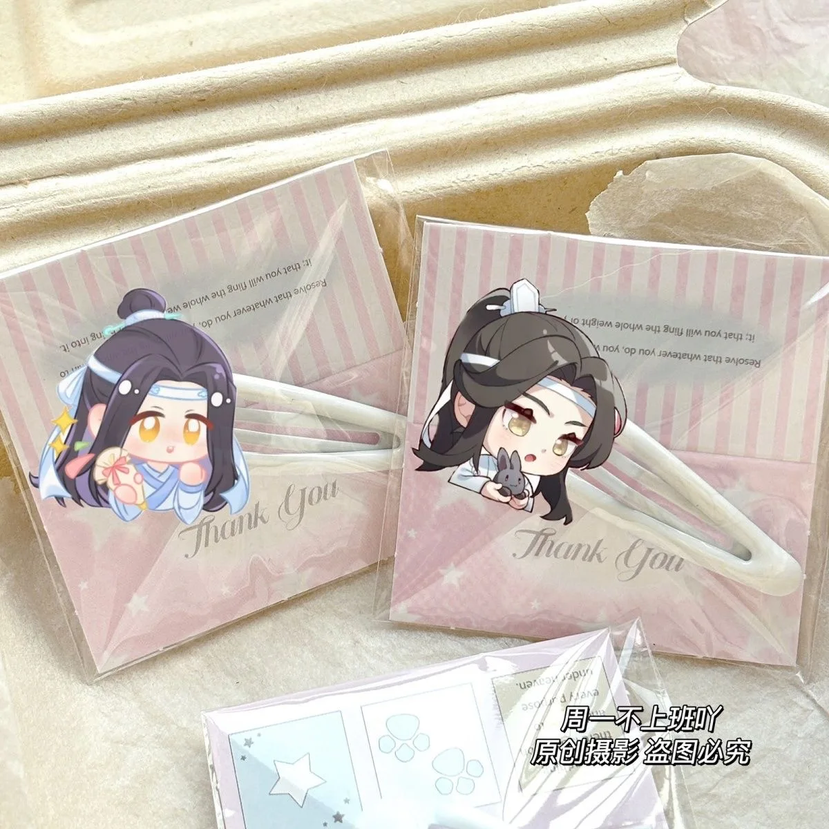 Simpatico ancoraggio demoniaco testa grande forcina cosplay Wei Wuxian blu dimenticare macchina Liu Hai bordo clip copricapo