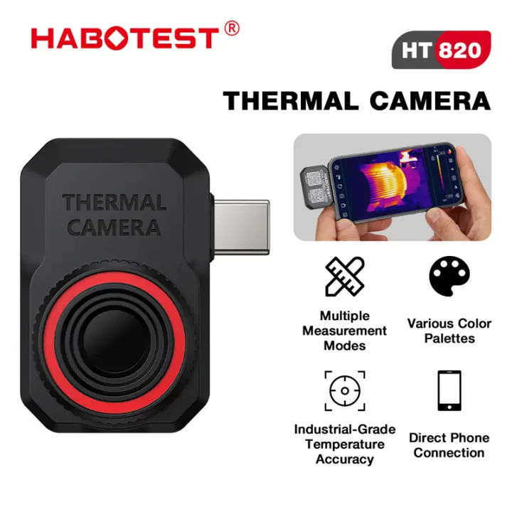 HABOTEST HT820 Portable Mobile Phone Thermal Imager With Infrared Thermal Imaging And Temperature Measurement
