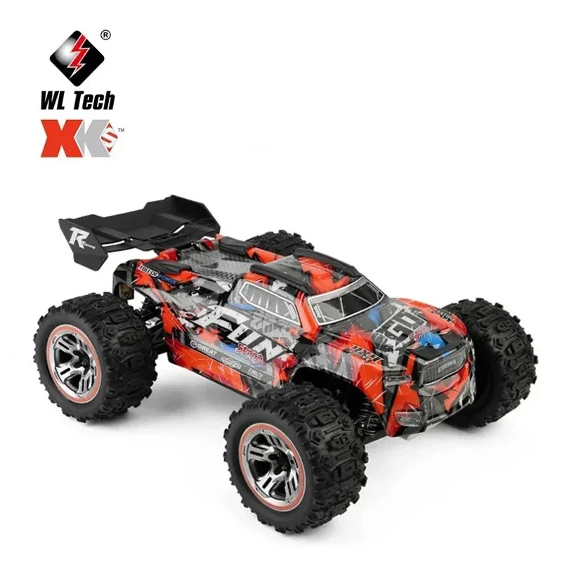 WLtoys 184008 1:18 Brushless RC Car 70Km/H High Speed Metal 4WD Drive Off-Road 2.4G  Three-in-one Electric BigFoot Truck New2023