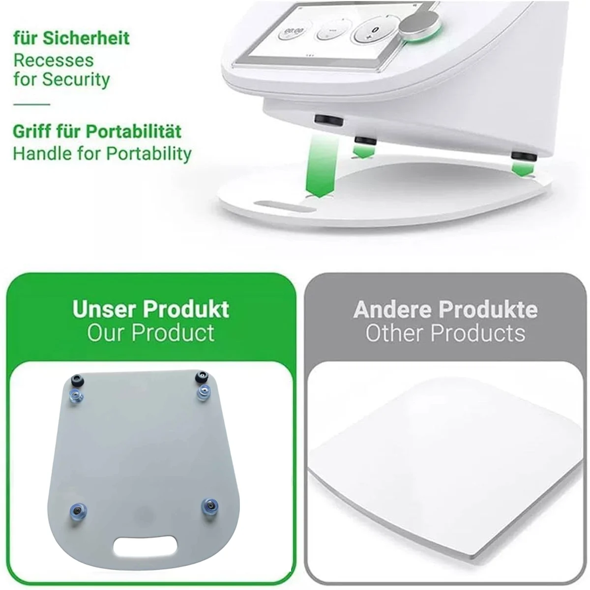 Alfombrilla deslizante para Mezclador para procesador de alimentos TM5 TM6, alfombrilla antideslizante segura, almohadilla deslizante para encimera de cocina