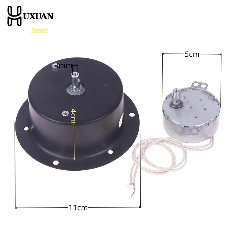 1 قطعة لتقوم بها بنفسك اكسسوارات 1.5 دورة في الدقيقة 2.5 دورة في الدقيقة محرك دوار مع غطاء لتعليق الزجاج مرآة ديسكو الكرة DJ KTV كشاف إضاءة للحفلات