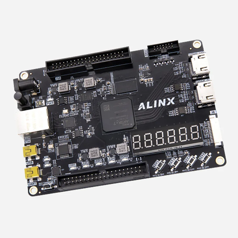 Placa do desenvolvimento do XILINX-AX7035 FPGA, XILINX Artix-7, XC7A35T, Ethernet do gigabit, JTAG