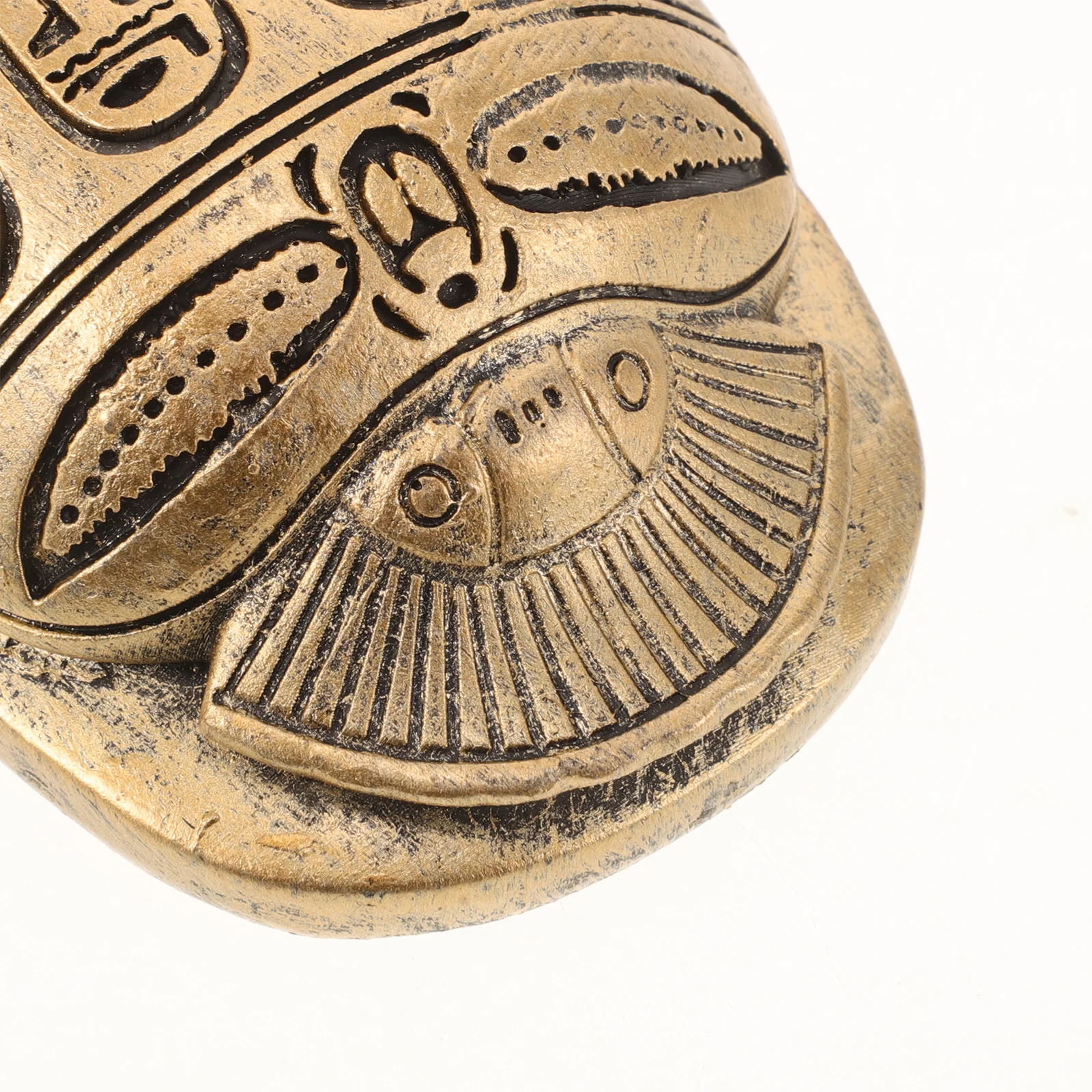 Creative Egyptian Scarab Beetle Amulet Unique Desktop Decor Protection Good Fortune Exquisite Gold Accents Home