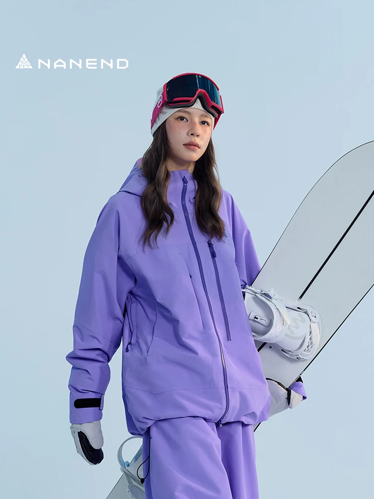 Nanend Ski Suit 3L Waterproof and Wear-resistant Full Press Glue Craft Snowboard Outdoor Ski Equipment