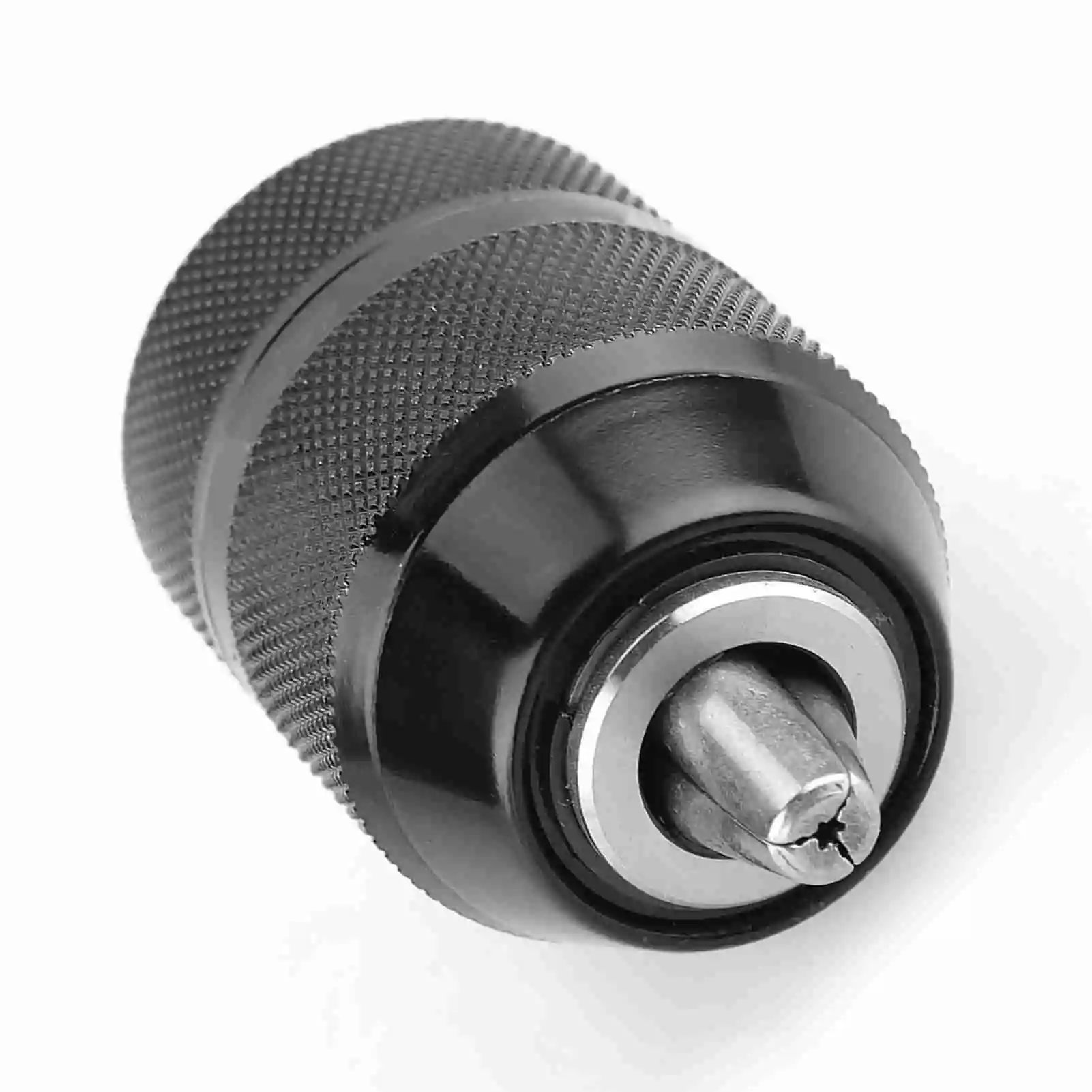 Electric Drill Chuck, 3/8-inch Threaded Drill Chuck, 13mm Metal Drill Chuck, 1/2-inch Mount, Self-Locking Keyless Drill Chuck