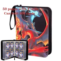 #### 400PCS *Poke moned!!!Album Binder Photocard PU Zipper Photo Album Carte Holder Toy Collection Folder Letters Cards' Hobby 3