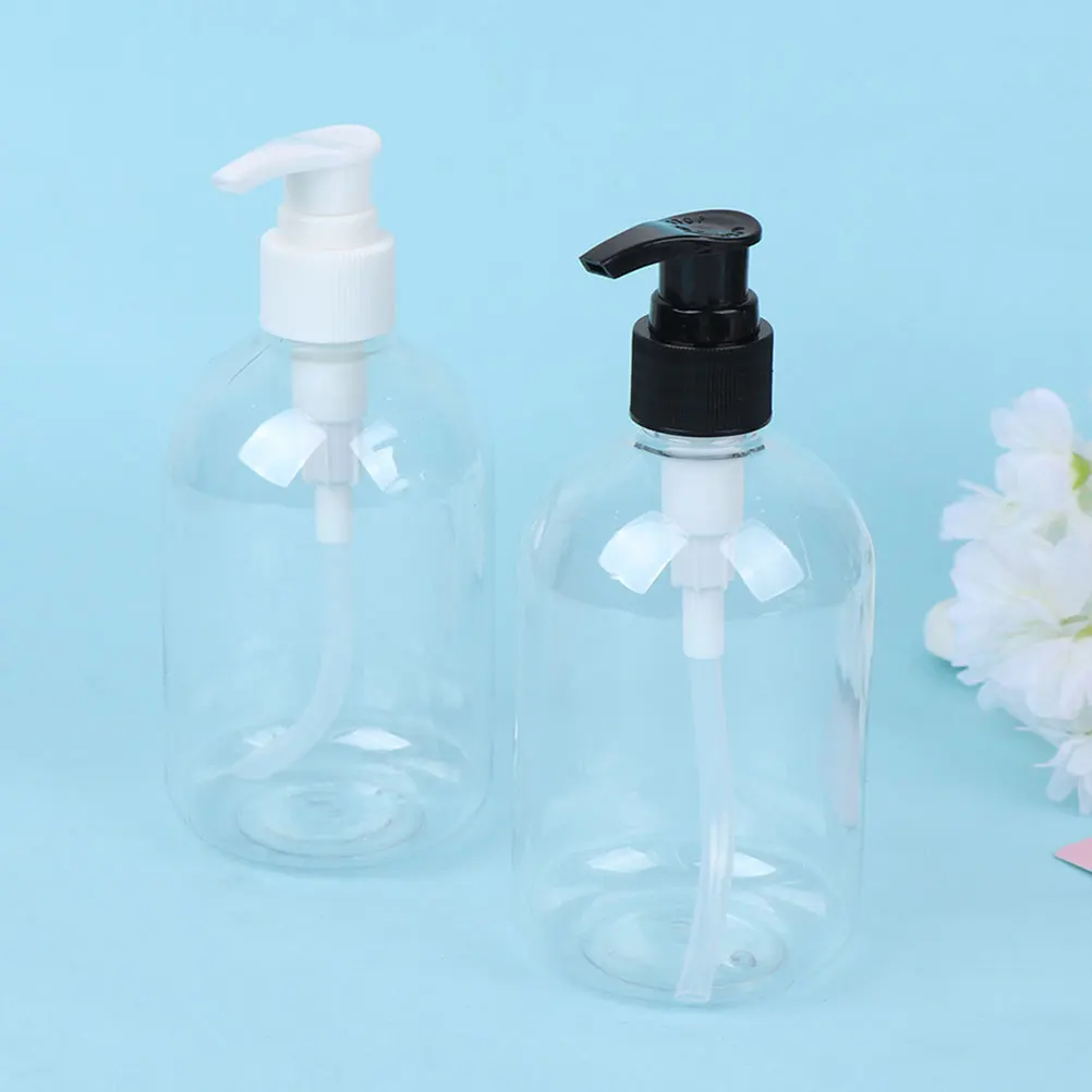

5 pcs 300Ml Refillable Travel Toiletry Bottles Leak-Proof Shampoo Lotion Container Portable Empty Bottle For Home Hotel Use
