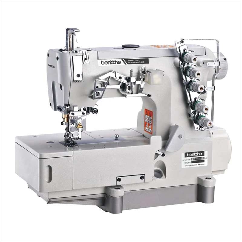 BT-500D Big Square Head Three  Five Thread Interlock Sewing Machine Industrial Sewing Machine