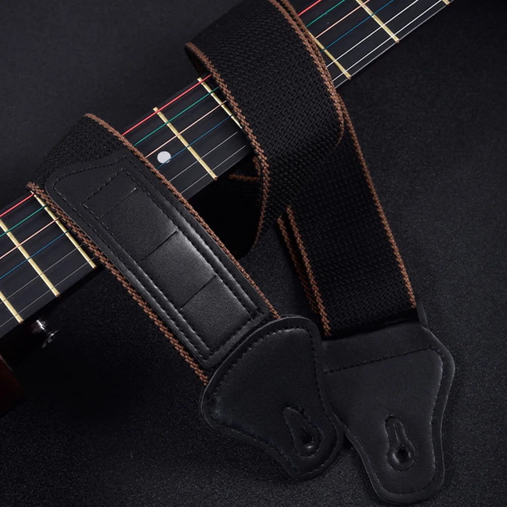 

Guitar Strap Straps Electric Instrument Accessories Ukulele Cotton Acoustic Adjustable