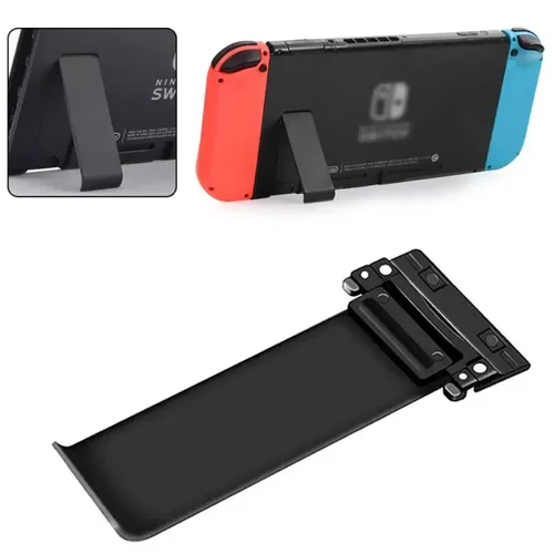 Imagen 2 del producto Soporte de carcasa trasera de repuesto con Kit de herramientas de reparación, soporte trasero para consola Nintendo Switch, accesorios de juegos