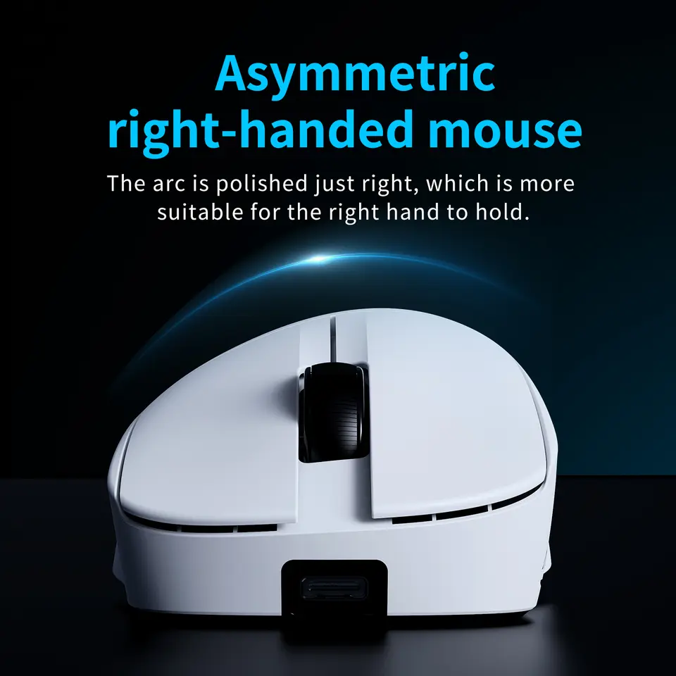 AJAZZ AJ179 V2 MAX Wireless Gaming E-Sport 1K Polling Rate Lightweight Design Ergonomic PAW3311 Sensor - 4