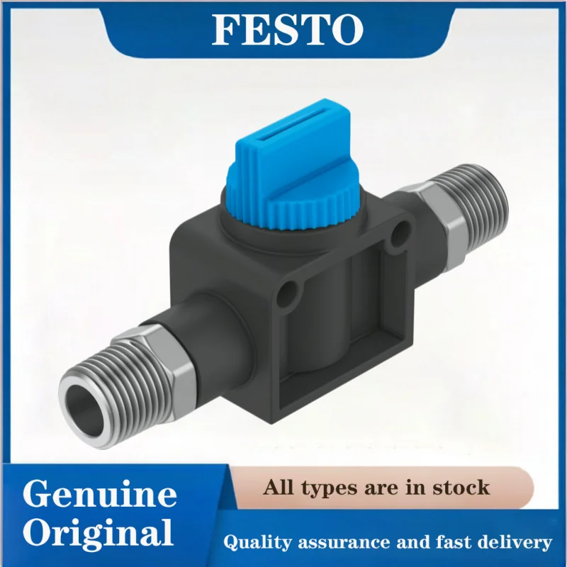 FESTO HE Shut-off valve series 153296-HE-3-1/8-1/8 Genuine  3/2-way, double solenoid valve all products of products are in stock