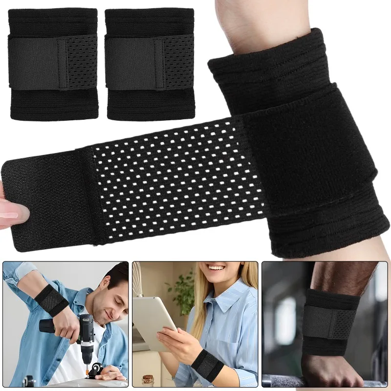 Breathable Adjustable Soft Wristband Adjustable Compression Gym Sports Wristband Safety Soft Wrist Support Brace Outdoor Sports