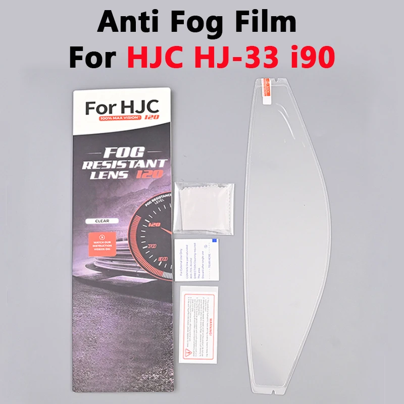 

Антизапотевающая пленка для визора шлема HJC HJ-33 i90, защитная пленка для линз, аксессуары для мотоциклов, подходит для размеров M-XXL, антизапотевающая наклейка