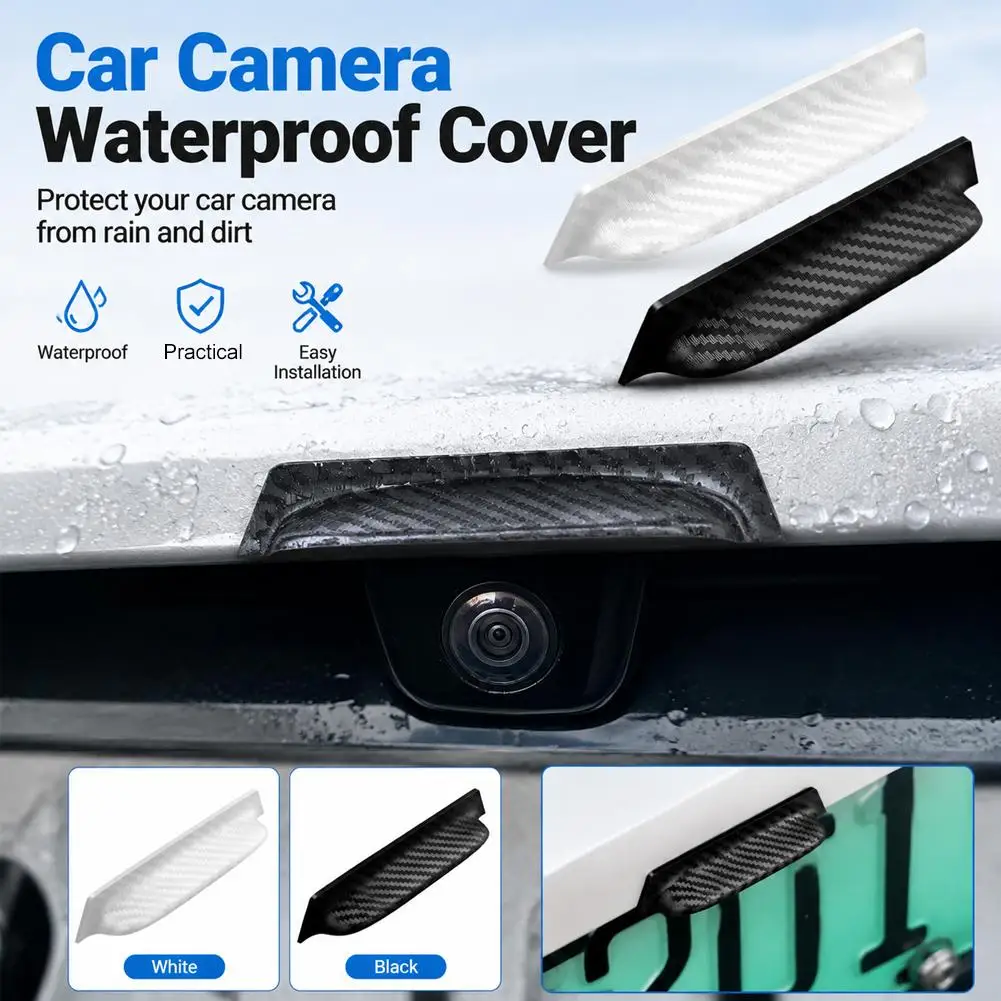 Car Rear View Backup Camera Rain Cover Waterproof Dustproof Sunshade Visor Protection Guard Car Camera Cover For Outdoor