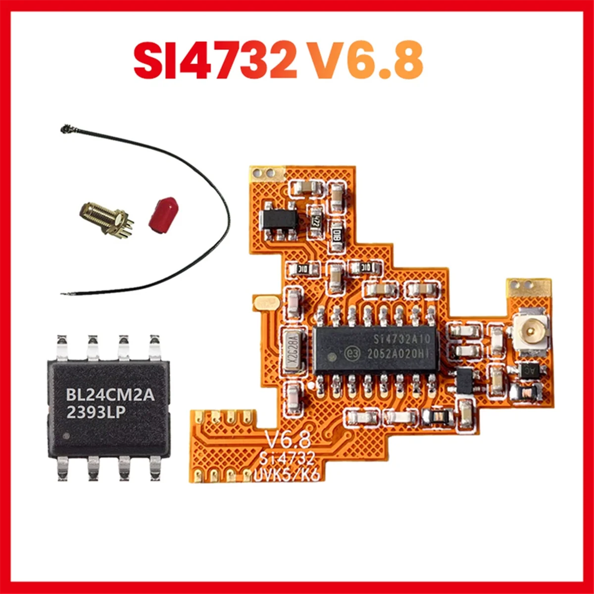 

Upgraded SI4732 V6.8 FPC Module+BL24CM2A 512KB Chip for Quansheng UVK5 K6 HF
