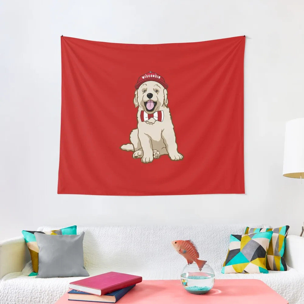 

Wisconsin Pup Tapestry Room Decor Home And Comfort Decor Decoration Bedroom House Decorations Tapestry