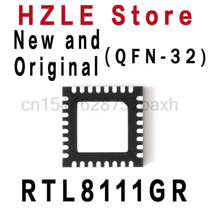 5PCS New and Original  8111GR QFN-32 RONNY IC RTL8111GR