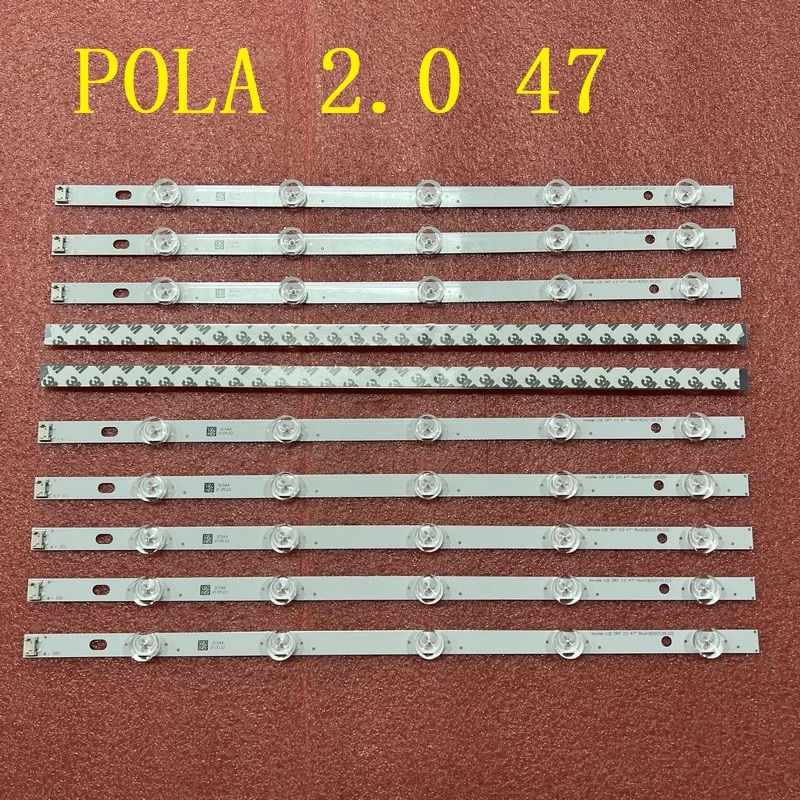 Kit 10pcs 5LED(3V) LED backlight bar For LG 47LN5460 Innotek POLA2.0 47 inch LGE DRT 2.0 47 DRT2.0