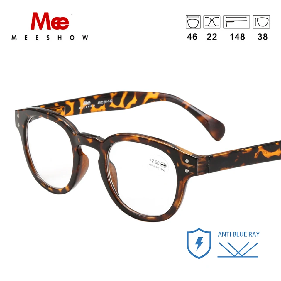 Meeshow Blue light blocking Reading Glasses Women's stylish Presbyopia men's  Anti Blue RayComputer Eyewear UV400 Eyeglass 1513