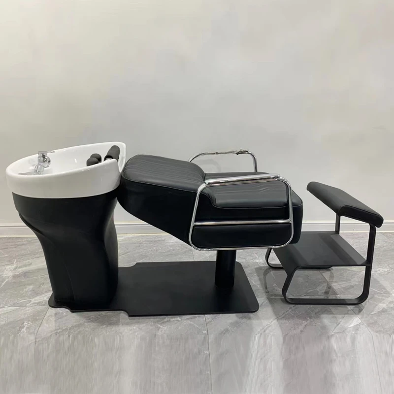 

ZC high-end barber shop shampoo bed flushing semi-reclining beauty salon hair salon special